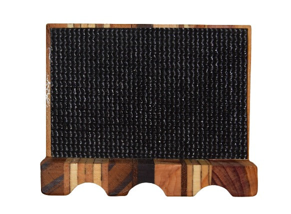 Exotic Wood Cue Claw - 3 Cue - Diagonal Designs