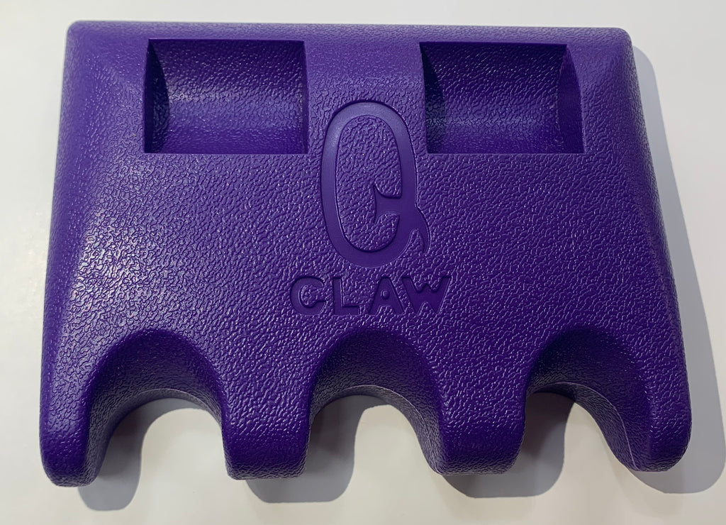 Q-claw 3 Cue Holder - Purple W/ Coin Slot