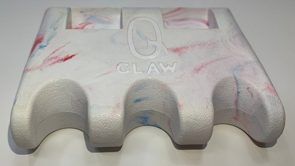 Q-claw 3 Cue Holder - Red White Blue W/ Coin Slot