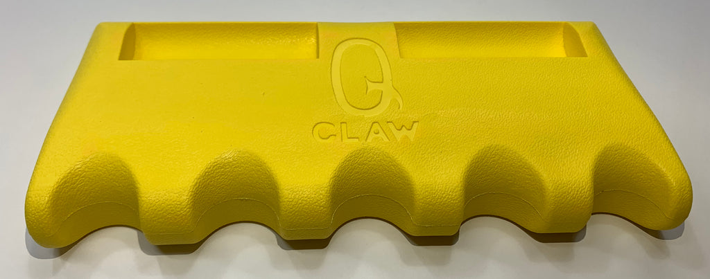 Q-claw 5 Cue Holder - Yellow W/ Coin Slot
