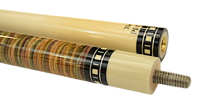 Meucci SB2-RAIN Rainbow Stain Billiards Pool Cue Stick (19 oz)