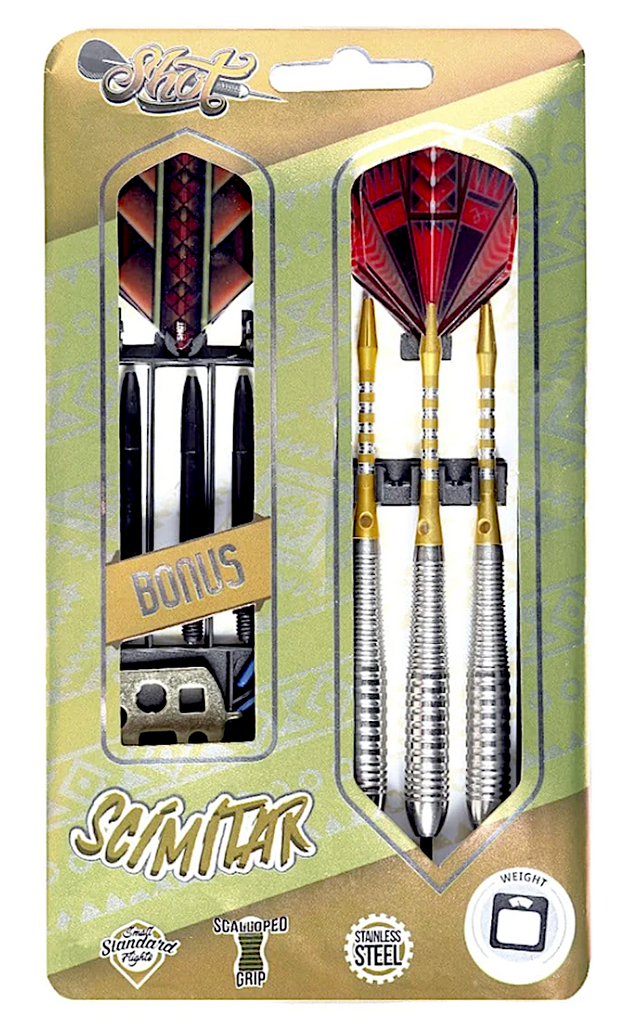 Scimitar Stainless Steel Tip Dart Set 24gm