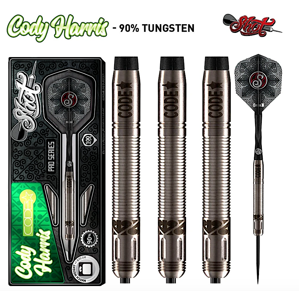 Shot Pro Series - Cody Harris Steel Tip Dart Set 23gm