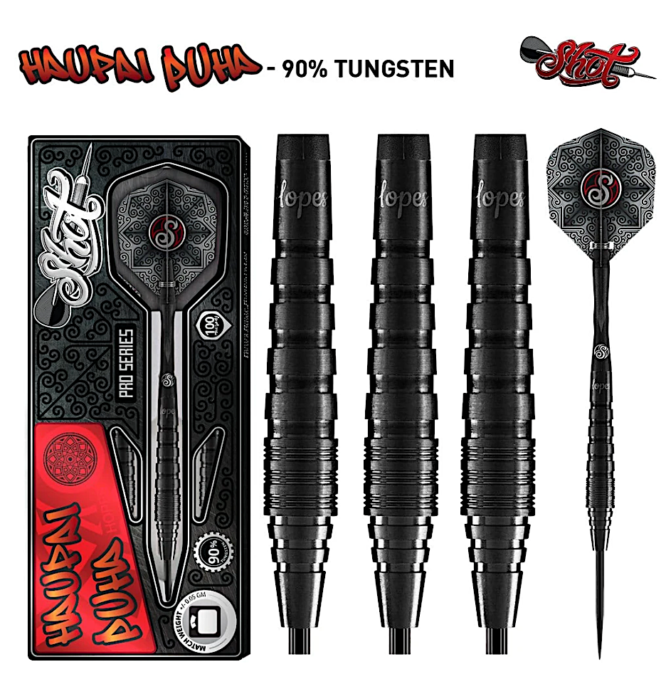 Shot Pro Series - Haupai Puha Steel Tip Dart Set 23gm