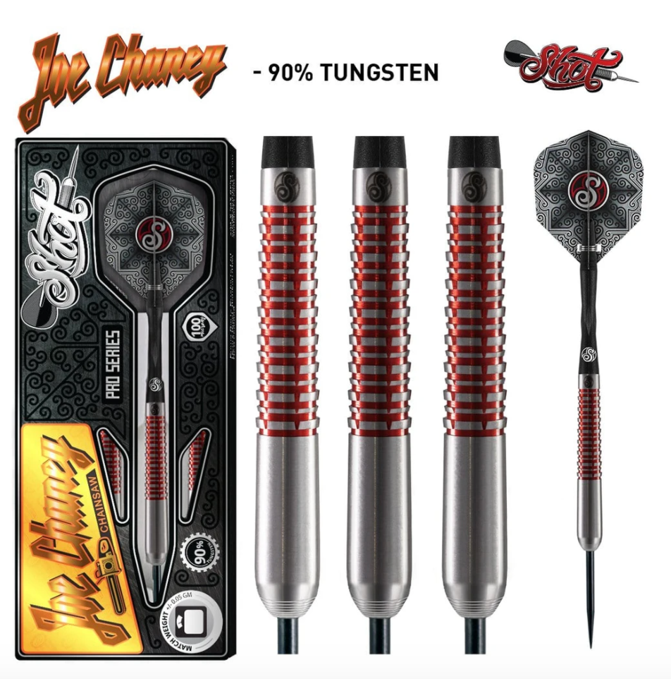 Shot Pro Series - Joe Chaney Steel Tip Dart Set 23gm