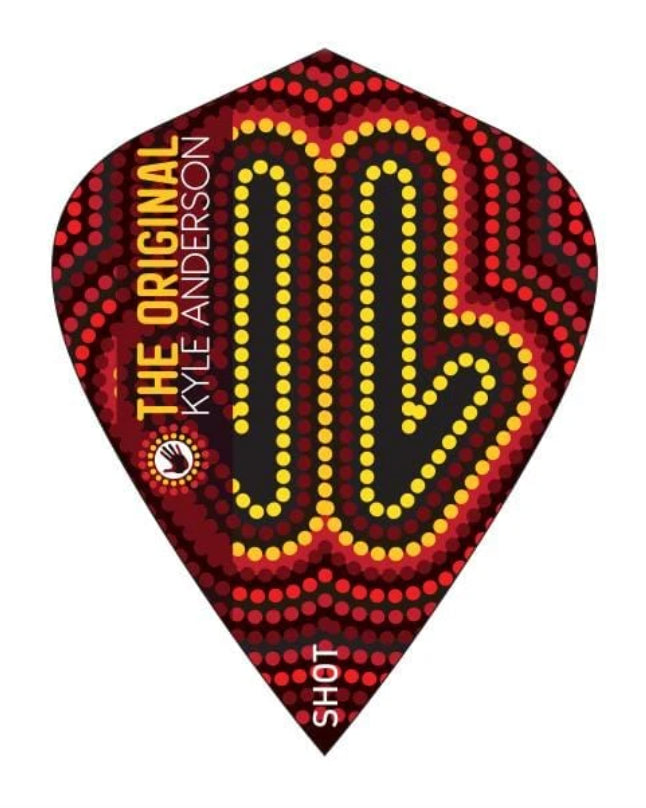 Shot! Darts SF3204 Kyle Anderson Desert Boomer Dart Flight Set Kite