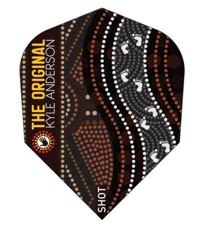 Shot! Darts SF3208 Kyle Anderson O.G Flight Set Standard
