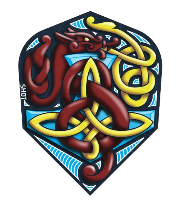 Shot! Darts SF6603 Viking Hammer Dart Flight Set - Small Standard