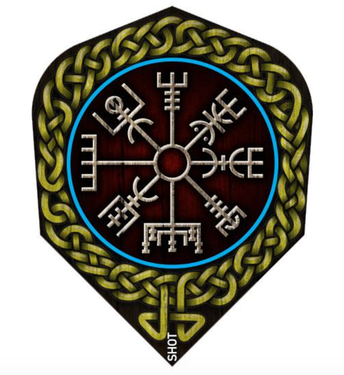 Shot! Darts SF6605 Viking Drakkar Dart Flight Set - Small Standard