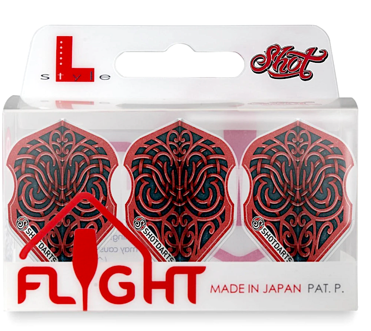 Shot L-Style L3 EZ Shape Warrior Kapene Dart Flight Set