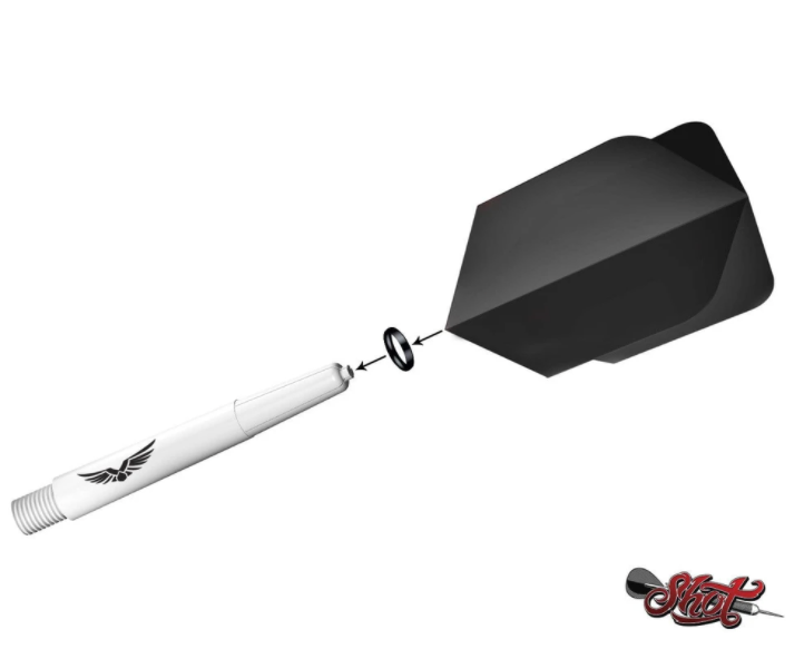 Eagle Claw Shaft Black with ring-Medium