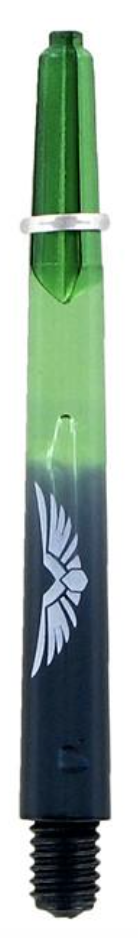 Shot! Darts SM3675M Eagle Claw Shaft Green/Black with ring-Medium