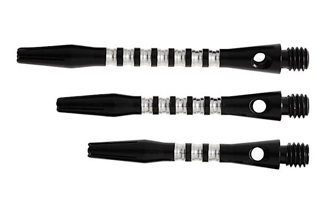 Aluminium Anodised Pyramid Shaft Black-Short