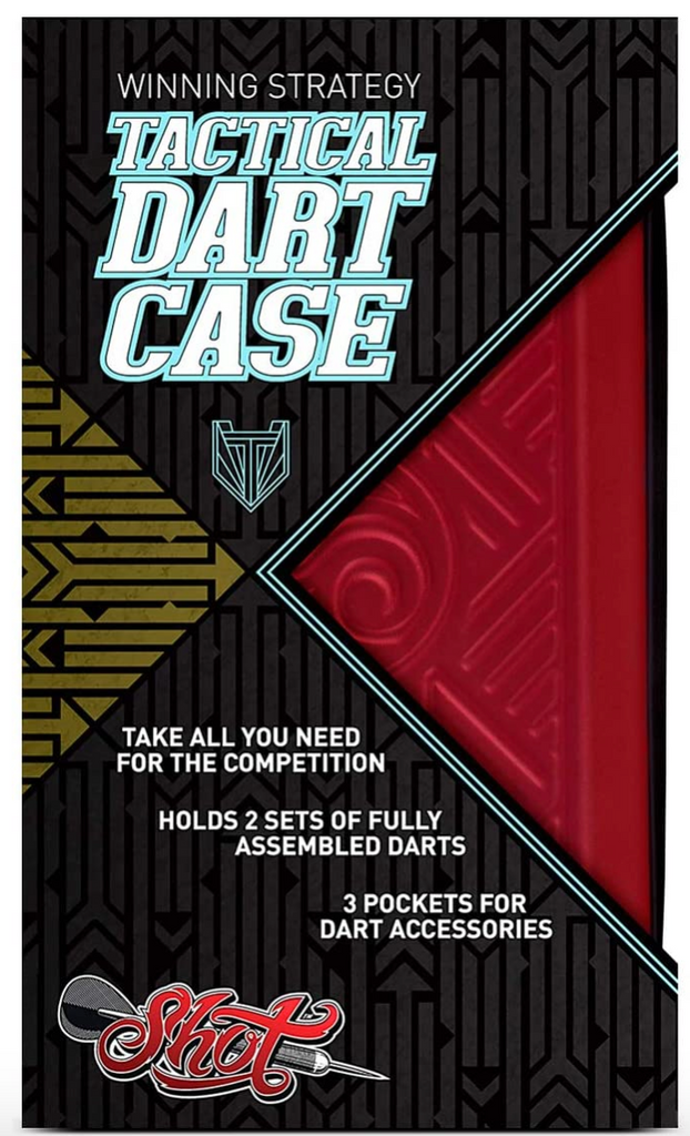 Shot SM4044 Tactical Darts Case Two Set Dart Wallet (Red)