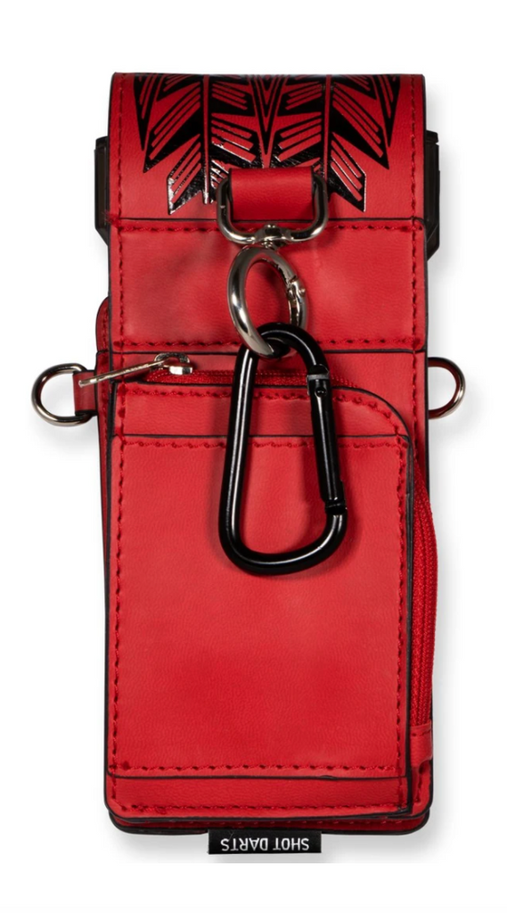 Shot SM4056 Inked Dart Wallet (Ta Moko, Red)