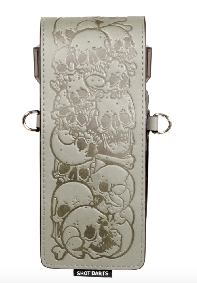 Shot SM4061 Inked Dart Wallet w/ Skulls (Grey)