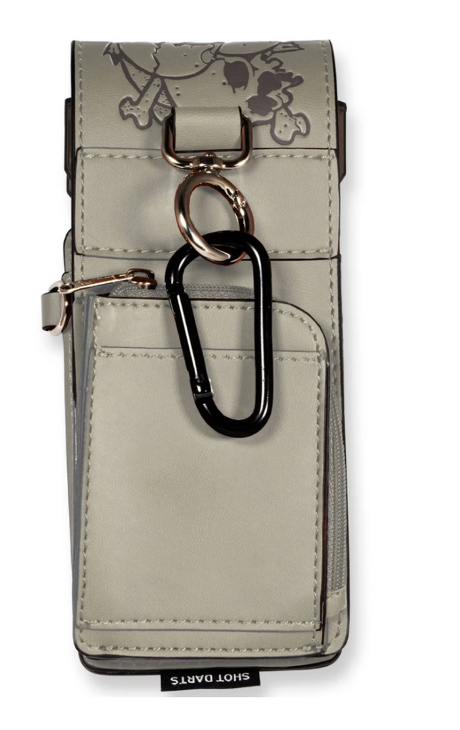 Shot SM4061 Inked Dart Wallet w/ Skulls (Grey)
