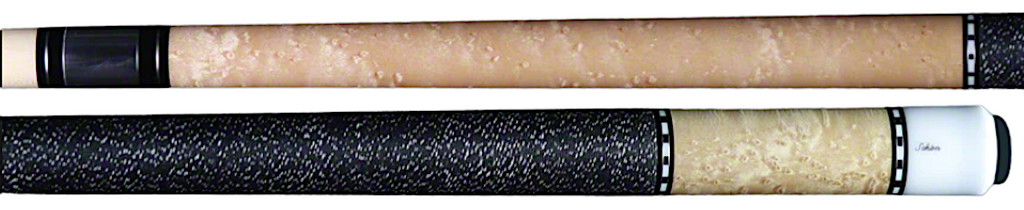 Schon STL1 Two-Piece Light Stained Birdseye Maple Cue Stick