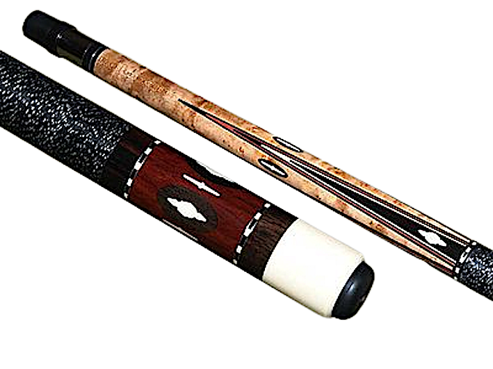 Schon STL11 Two-Piece Ebony/Madagascar Rosewood Cue Stick - coolpooltables.com