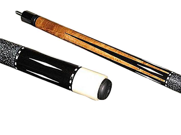 Schon STL13 Two-Piece Birdseye Maple/Ebony Pool Cue - coolpooltables.com