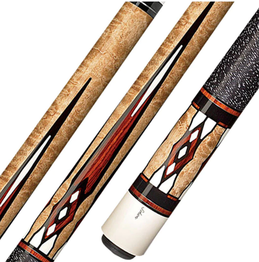 Schon STL18 Two-Pc. Birdseye Maple/Ebony/Cocobolo Cue Stick
