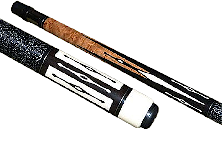 Schon STL20 Two-Piece Birdseye Maple Ebony/Micarta Pool Cue - coolpooltables.com