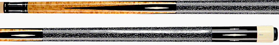 Schon STL7 Two-Piece Med.Stained Maple/ Ebony Cue Stick - coolpooltables.com