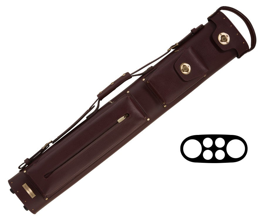 Tango TAAM37 3Bx7S Dark Burgundy Billiards Pool Cue Stick Case