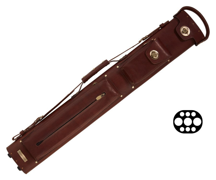 Tango TAPM36 3Bx6S Brown Billiards Pool Cue Stick Case