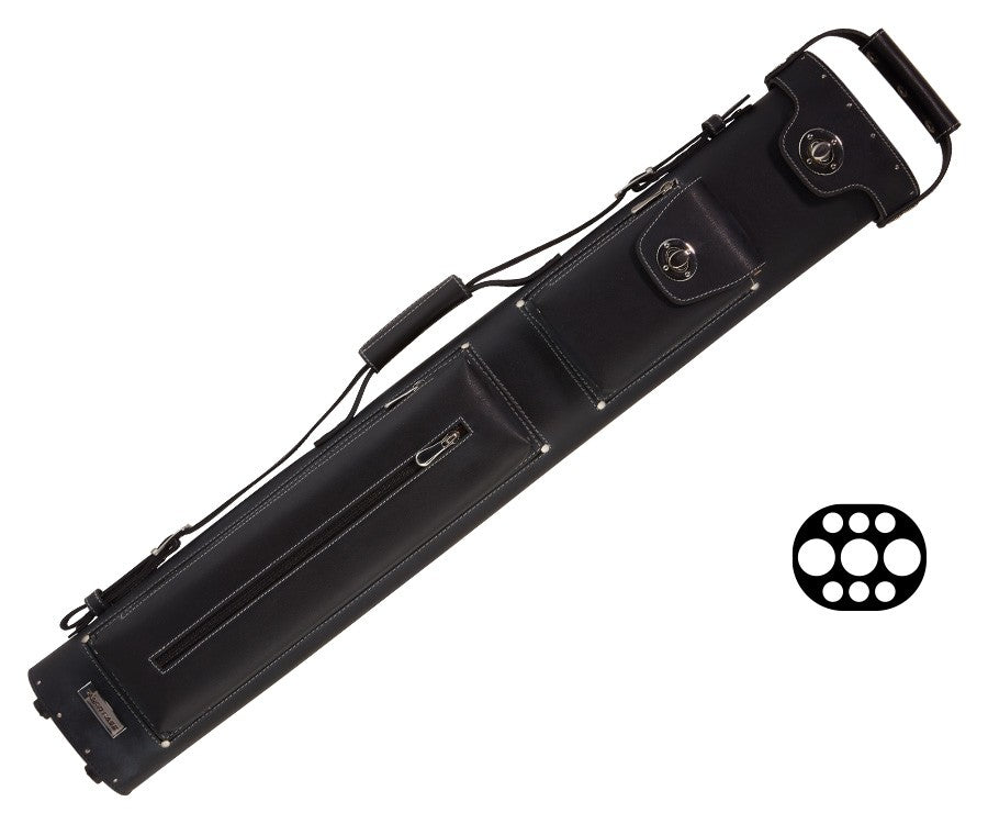 Tango TAZN36 3Bx6S Black Billiards Pool Cue Stick Case