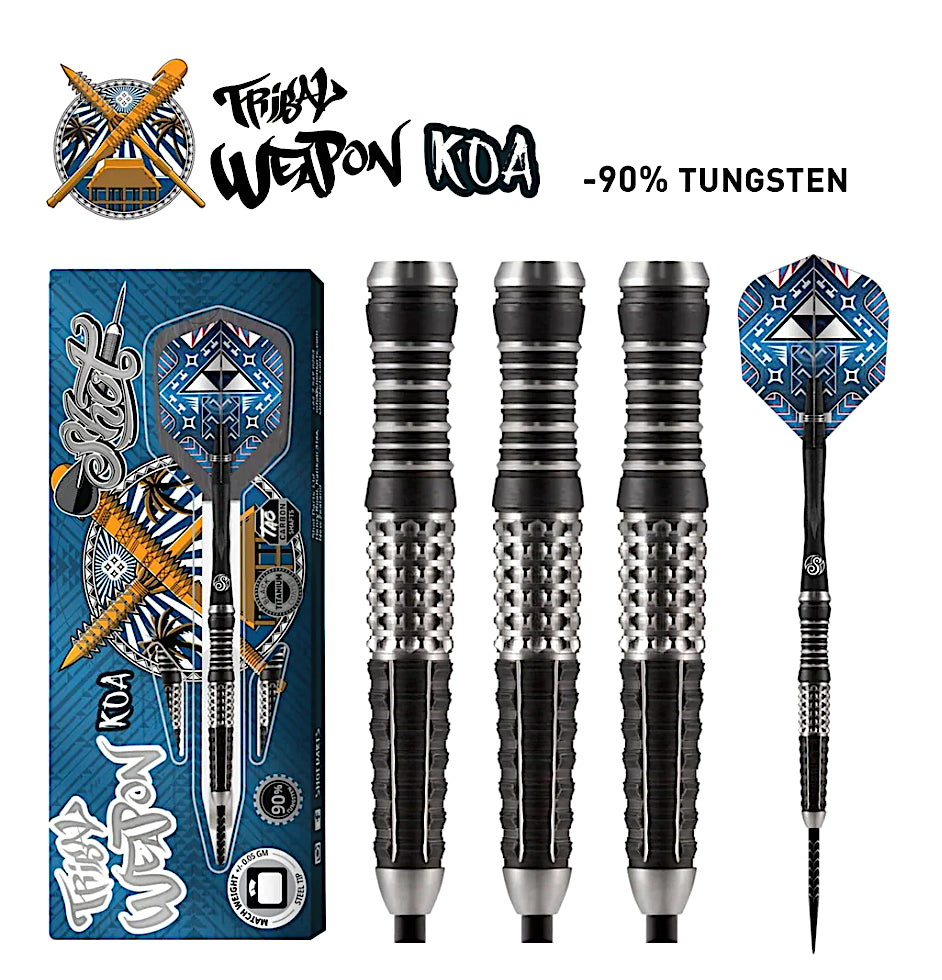 Tribal Weapon Koa Steel Tip Dart Set 24gm