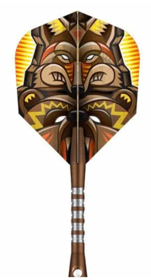 Shot! Darts TOST-325 Totem 3 Series Steel Tip Dart Set 25gm