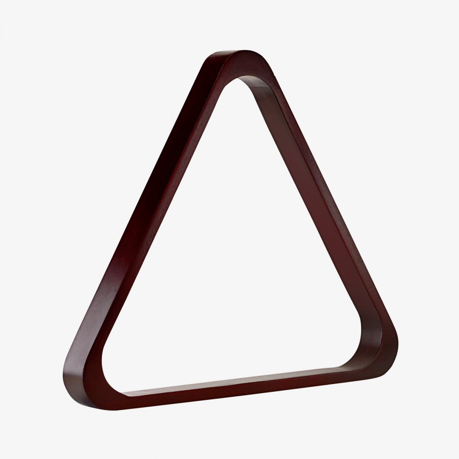 Wooden Triangle 8 Ball Rack - Cherry