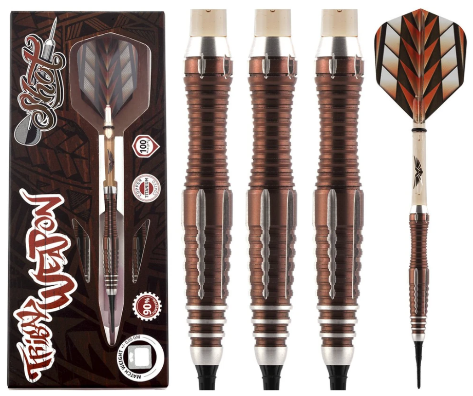 Shot Darts TWSF-119 Tribal Weapon 1 Soft Tip Dart Set 19gm