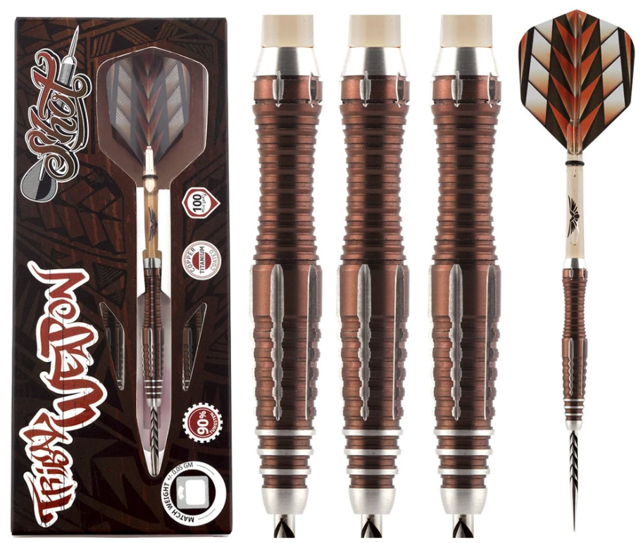 Shot Darts TWST-125 Tribal Weapon 1 Steel Tip Dart Set 25gm