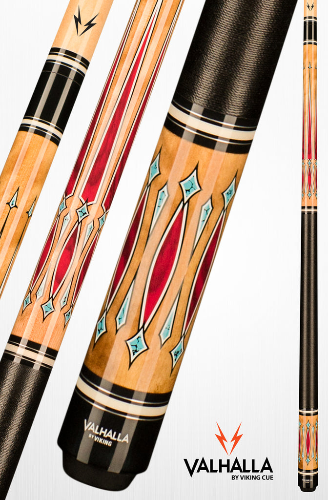 Valhalla VA720 58 in. Billiards Pool Cue Stick + Free Soft Case Included