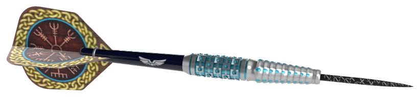 Shot Darts VDST-323 Viking Drakkar Steel Tip Dart Set 23gm