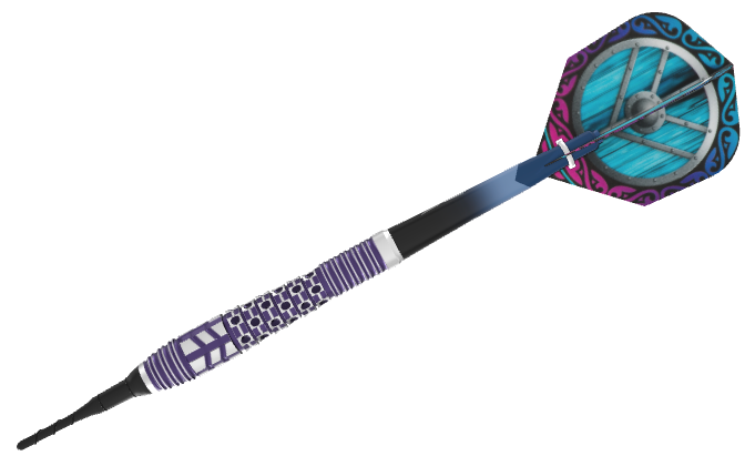 Shot Darts VMSF-418 Viking Shield-Maiden Soft Tip Set 18gm
