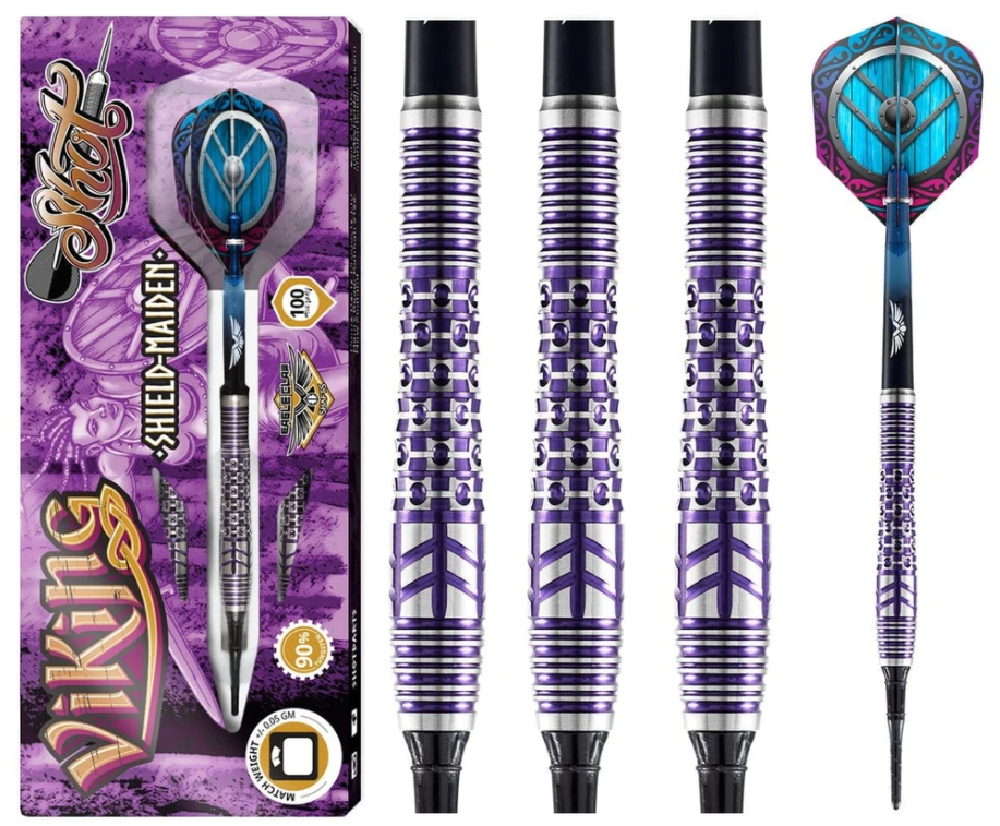 Shot Darts VMSF-420 Viking Shield-Maiden Soft Tip Set 20gm