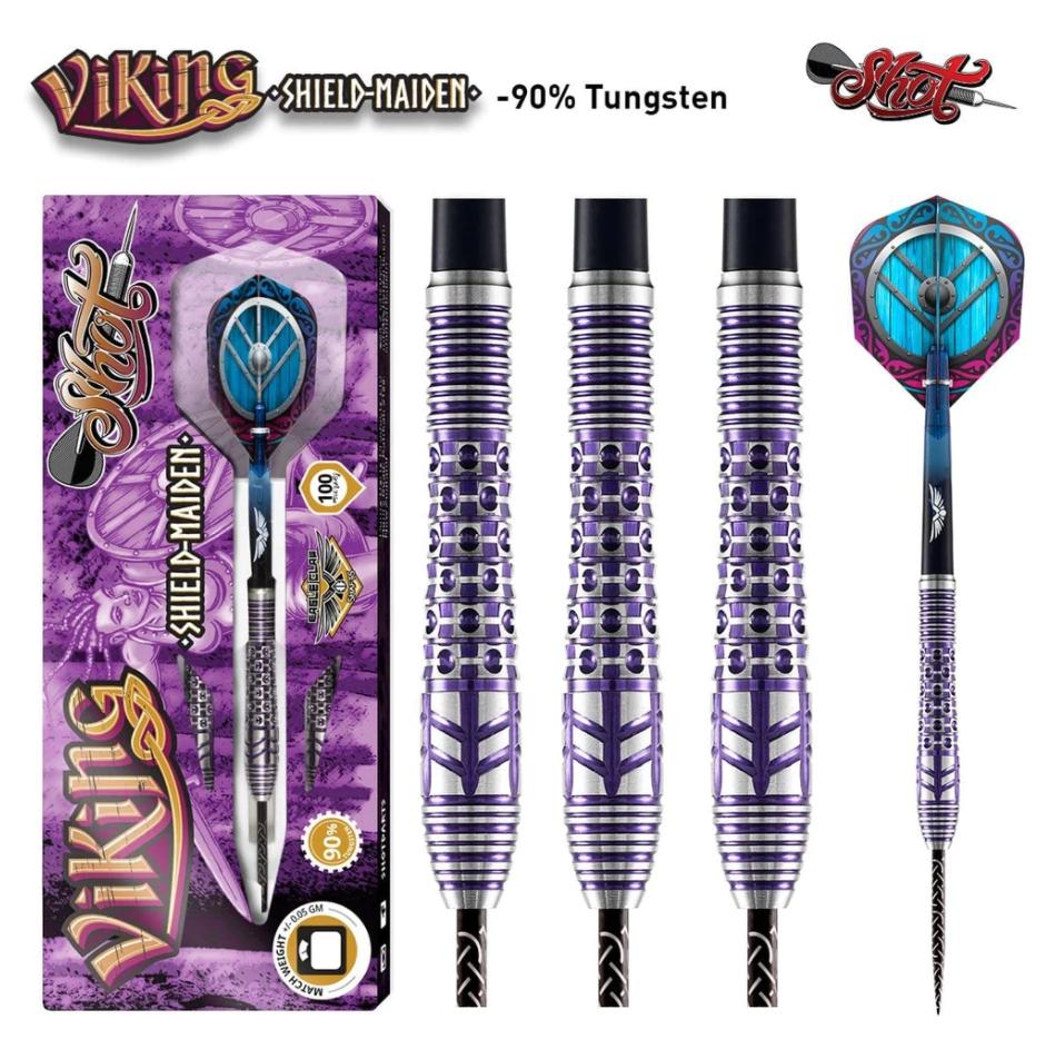 Viking Shield-Maiden Steel Tip Dart Set 25gm