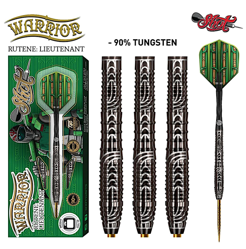 WRST-124 Shot! Darts Warrior Rutene Darts Set