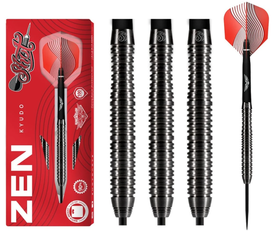 Shot Darts ZKST-224 Zen Kyudo Steel Tip Dart Set 24gm