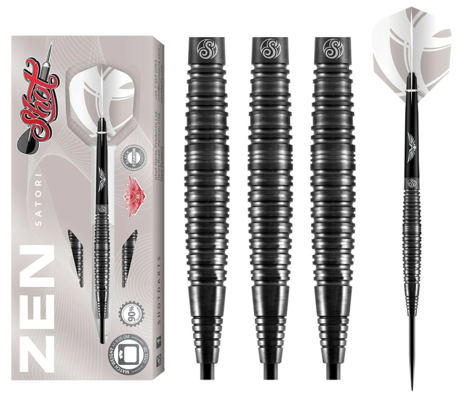 Shot Darts ZSST-523 Zen Satori Steel Tip Dart Set 23gm