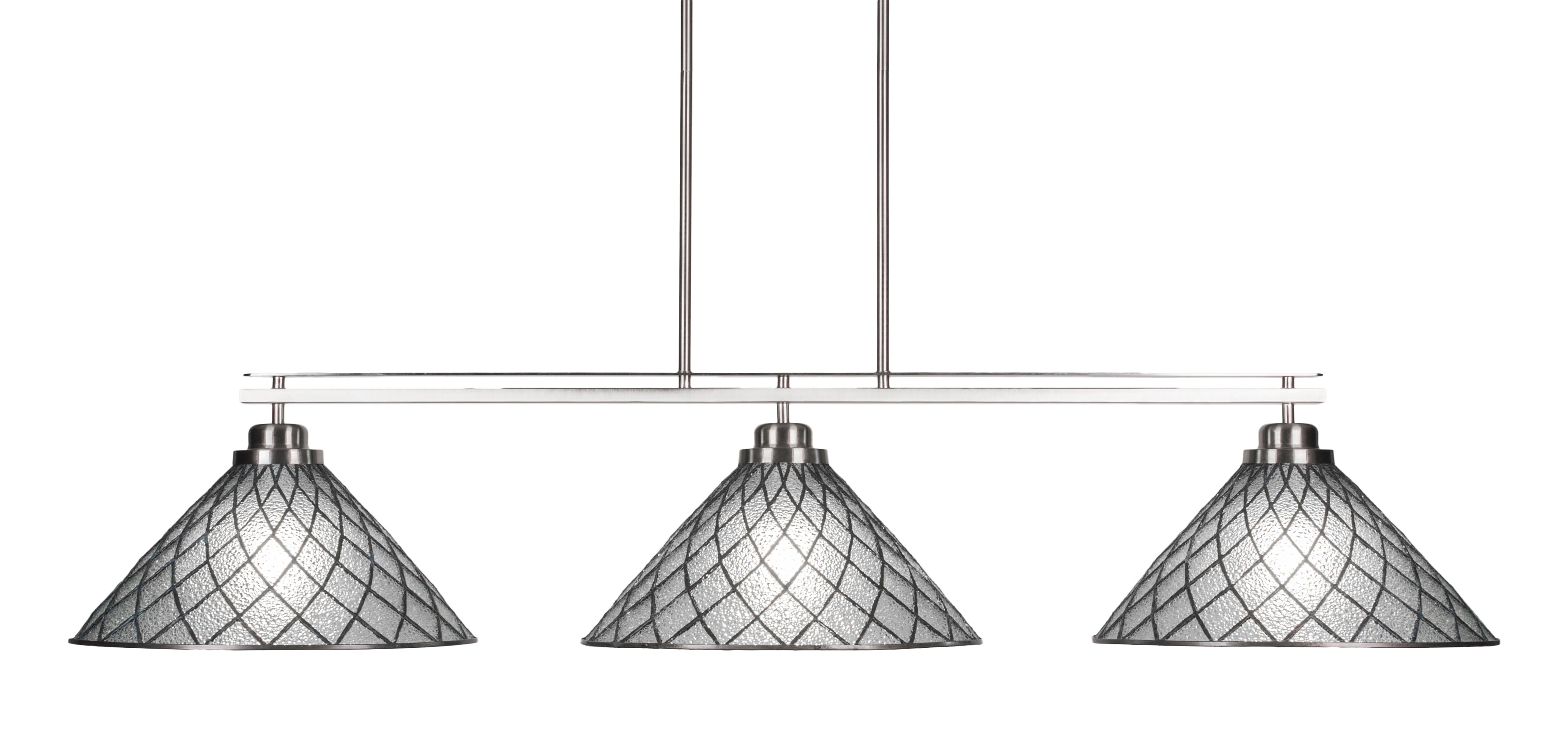 Toltec 2633-BN-918 Odyssey 3 Bulbs Bar Billiards Pool Table Island Light - coolpooltables.com