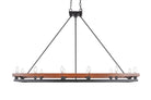 Toltec 2742-MBWG Belmont 12 Bulbs Bar Billiards Pool Table Island Light - coolpooltables.com