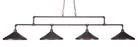 Toltec 334-DG-422 Vintage 4 Bulbs Bar Billiards Pool Table Island Light - coolpooltables.com