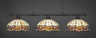 Toltec 373-MB-997 Oxford 3 Bulbs Bar Billiards Pool Table Island Light - coolpooltables.com