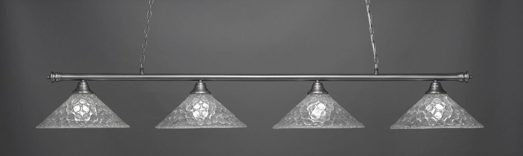 Toltec 374-BN-411 Oxford 4 Bulbs Bar Billiards Pool Table Island Light - coolpooltables.com