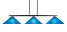 Toltec 4523-DG-415 Atlas 3 Bulbs Bar Billiards Pool Table Island Light - coolpooltables.com