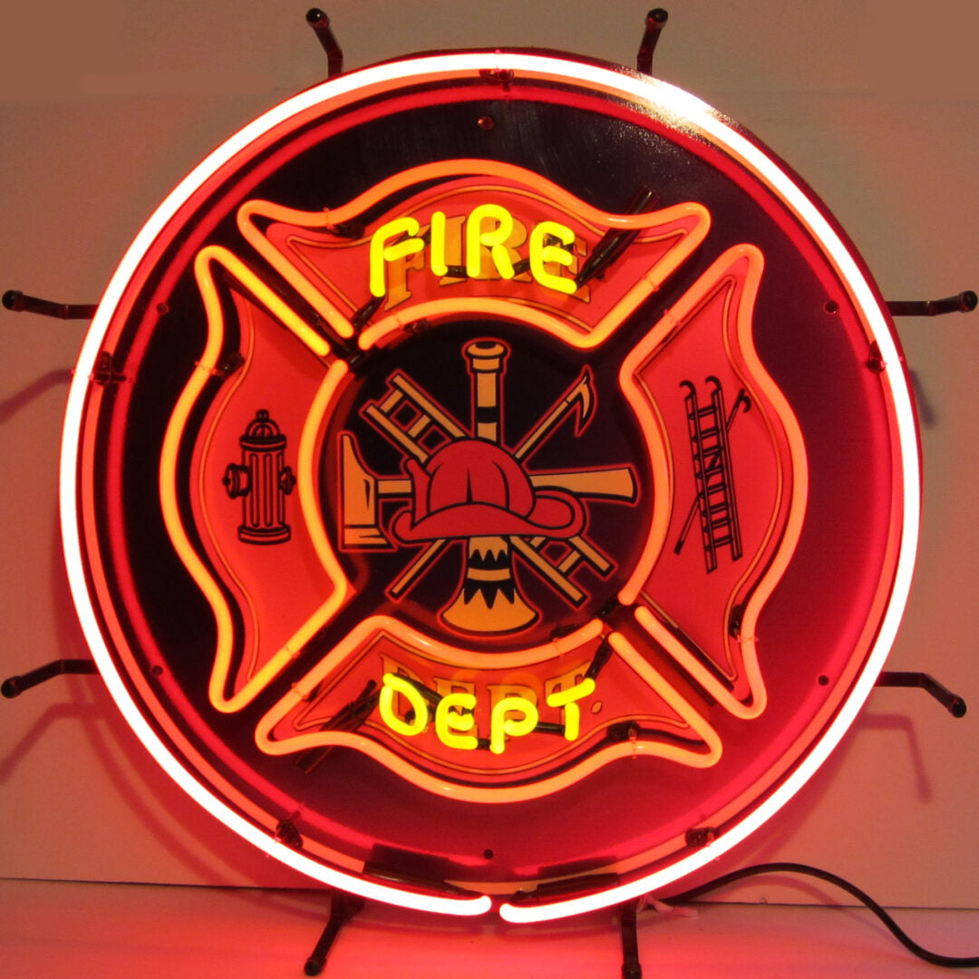 FIRE DEPARTMENT NEON SIGN